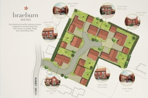 Site plan of Braeburn Mews, Bawtry