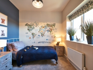 Children's bedroom at the HighFields showhome