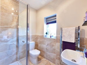 Tiled master ensuite