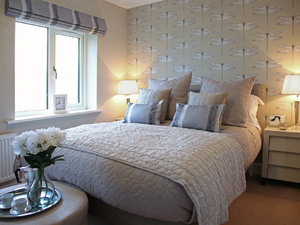 Bedroom in the showhome at SummerFord, Ingbirchworth