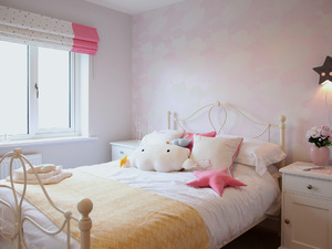 Bedroom in the showhome at SummerFord, Ingbirchworth