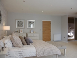 Bedroom in showhome of Forge View, Sheffield