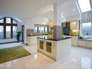 Kitchen in showhome at The Willows, Shelf