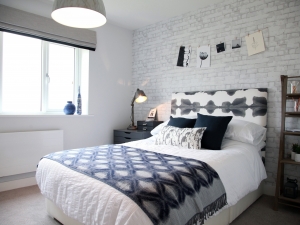 Example of spacious bedroom at Swaine Meadow.