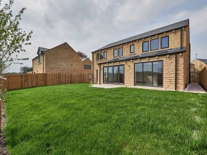 Back garden at Stocksmead, Stocksmoor