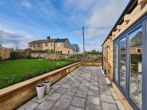 Stocksmead patio and garden