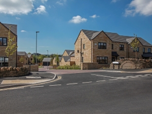 The finished new build homes at SummerFord in Ingbirchworth
