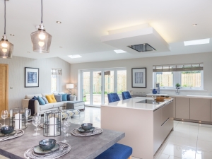 Spacious dining kitchen and living area at Stocksmead