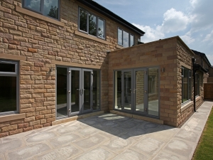 Rear of new build home at Mill Lane Gardens, Ryhill.