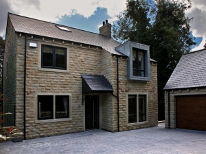 Front of new build home at Forge View, Sheffield
