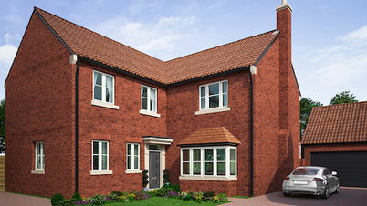 The Laxton - 4 bed home with detached garage at Braeburn Mews