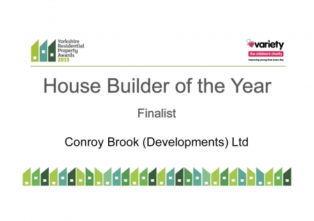 Conroy Brook finalist in Yorkshire Residential Property Awards 2015