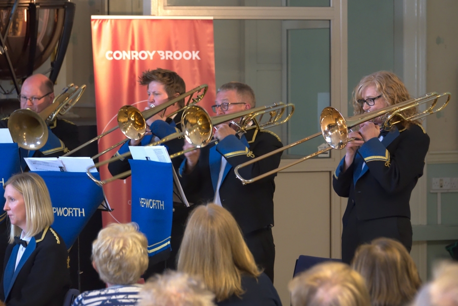 The concert by Hepworth Band at Holmfirth Civic Hall was a hit