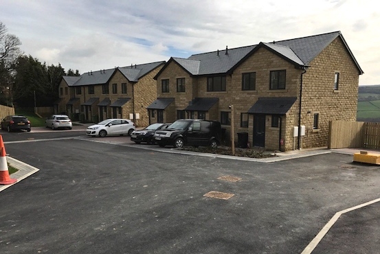 New affordable homes at Upperthong, Holmfirth