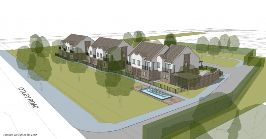CGI of new homes in Harrogate