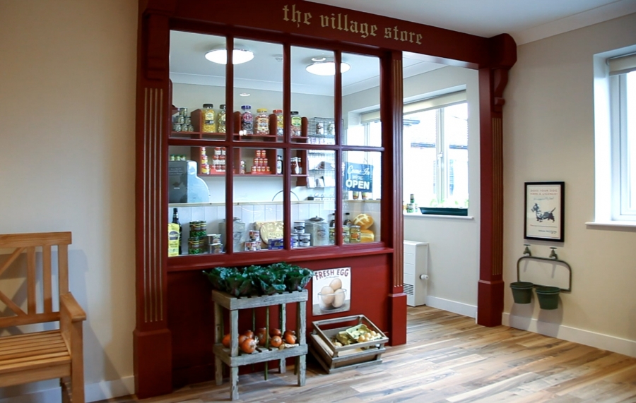 The Oakes features a village store The Oakes features a village store